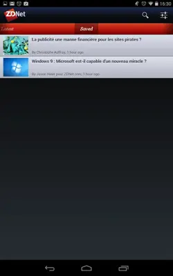 ZDNet France android App screenshot 0