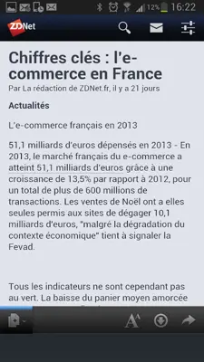 ZDNet France android App screenshot 4