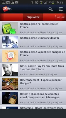 ZDNet France android App screenshot 5